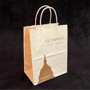 U.S. Capitol Visitor Center Small Shopping Bag Reusable Tote